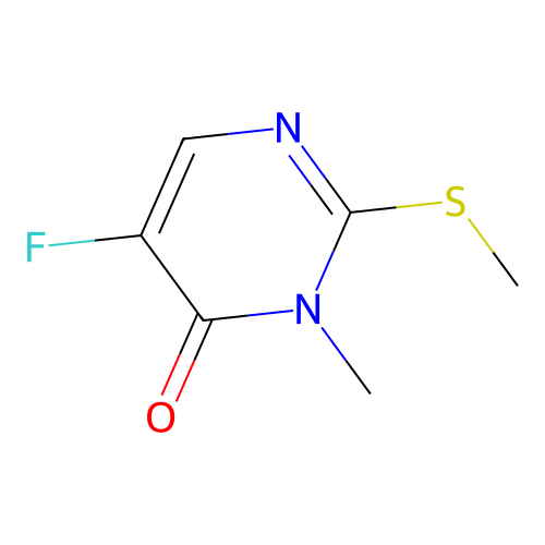 5-Fluoro-3-methyl-2-methylsulfanylpyrimidin-4-one structure