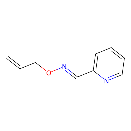 2-Pyridinecarboxaldehyde, O-2-propenyloxime structure