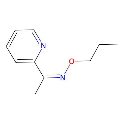 Ethanone, 1-(2-pyridinyl)-, O-propyloxime structure