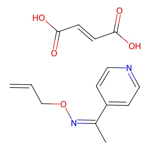 Ethanone, 1-(4-pyridinyl)-, O-2-propenyloxime, (Z)-2-butenedioate (1:1) structure