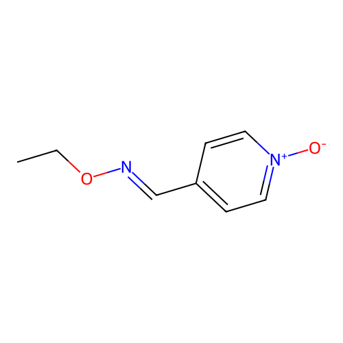 N-ethoxy-1-(1-oxidopyridin-1-ium-4-yl)methanimine structure