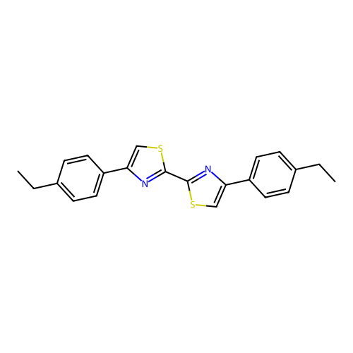 4-(4-Ethylphenyl)-2-[4-(4-ethylphenyl)-1,3-thiazol-2-yl]-1,3-thiazole structure