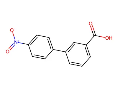 4'-Nitrobiphenyl-3-carboxylic acid structure