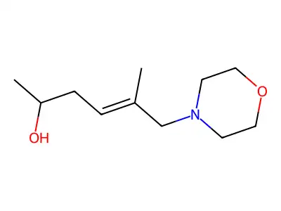 5-Methyl-6-morpholin-4-ylhex-4-en-2-ol structure