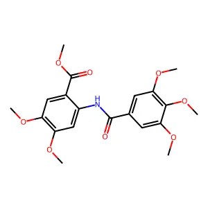 Methyl 4,5-dimethoxy-2-[(3,4,5-trimethoxybenzoyl)amino]benzoate structure