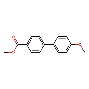 Methyl 4'-methoxy(1,1'-biphenyl)-4-carboxylate structure