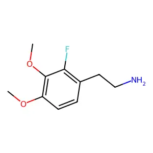 2-(2-Fluoro-3,4-dimethoxyphenyl)ethanamine structure