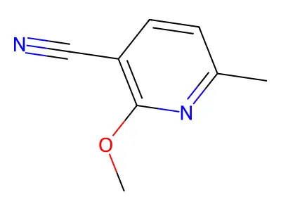 2-Methoxy-6-methylnicotinonitrile structure