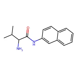 Valyl-beta-naphthylamide structure