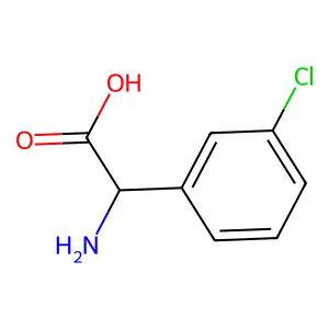 (3-Chloroanilino)acetic acid structure