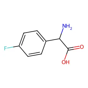 (1)-4-Fluorophenylglycine structure