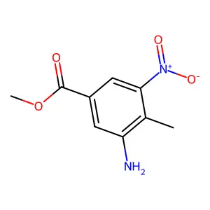 Methyl 3-amino-4-methyl-5-nitrobenzoate structure