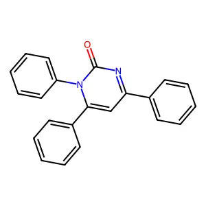 2(1H)-Pyrimidinone, 1,4,6-triphenyl- structure