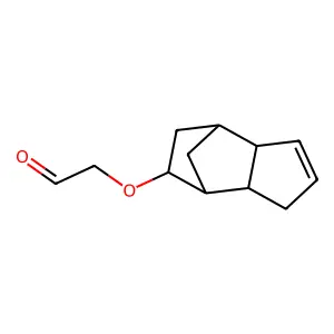 Acetaldehyde, 2-[(3a,4,5,6,7,7a-hexahydro-4,7-methano-1H-inden-6-yl)oxy]- structure