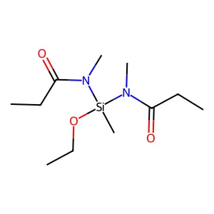 Propanamide, N,N'-(ethoxymethylsilylene)bis(N-methyl- structure