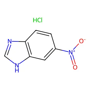 6-硝基-1H-苯并咪唑盐酸盐 (1:1) structure