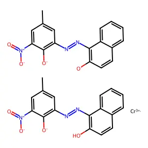 C34H22CrN6O8.H structure