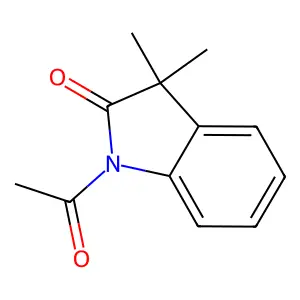 1-Acetyl-3,3-dimethyl-1,3-dihydro-indol-2-one structure