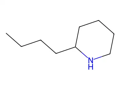 2-Butylpiperidine structure