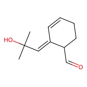 3-Cyclohexene-1-carboxaldehyde, 2-(2-hydroxy-2-methylpropylidene)- structure
