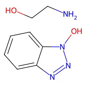 Ethanol, 2-amino-, compd. with 1-hydroxy-1H-benzotriazole (1:1) structure