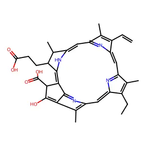 13(2)-carboxypyropheophorbide a structure