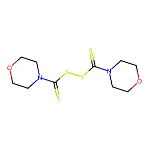 Bis(morpholinothiocarbonyl) disulfide structure