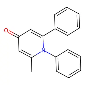 2-methyl-1,6-diphenyl-4(1H)-pyridinone structure