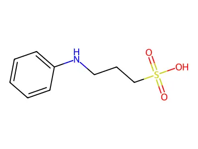 3-Anilinopropanesulphonic acid structure