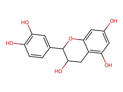 2-(3,4-二羟基苯基)-3,4-二氢-2H-1-苯并吡喃-3,5,7-三醇 structure