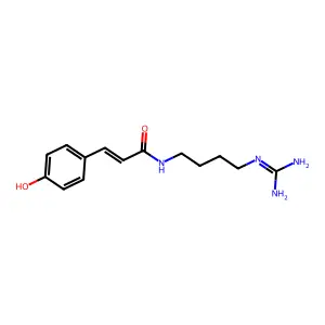 p-Coumaroylagmatine structure