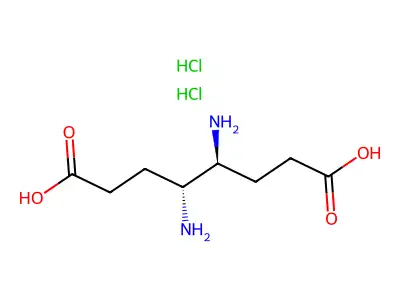 meso-γ,γ'-二氨基辛二酸 structure