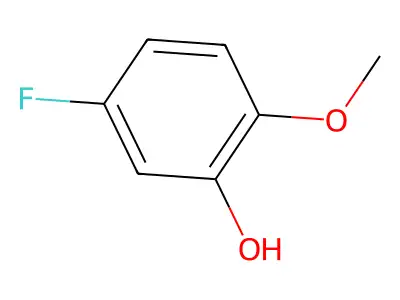 5-Fluoro-2-methoxyphenol structure