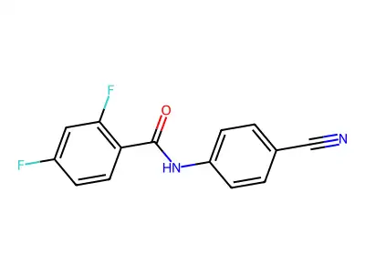 N-(4-氰基苯基)-2,4-二氟苯甲酰胺 structure