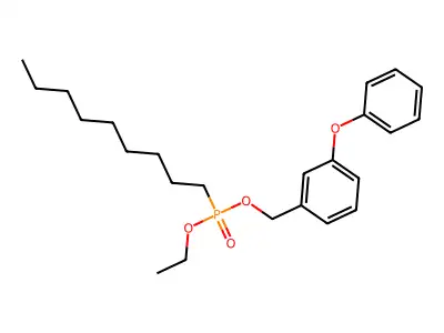 1-[[Ethoxy(nonyl)phosphoryl]oxymethyl]-3-phenoxybenzene structure