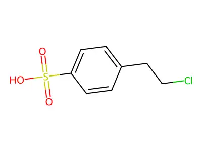 4-(2-chloroethyl)benzenesulfonic Acid structure