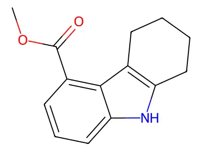 methyl 2,3,4,9-tetrahydro-1H-carbazole-5-carboxylate structure