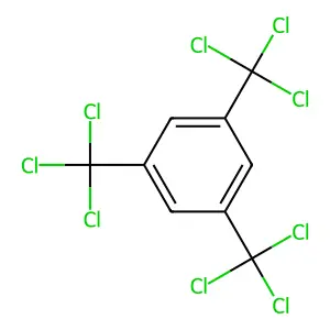 Nonachloromesitylene structure