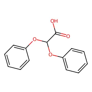 Diphenoxyacetic acid structure