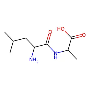 L-Leucyl-L-alanine structure