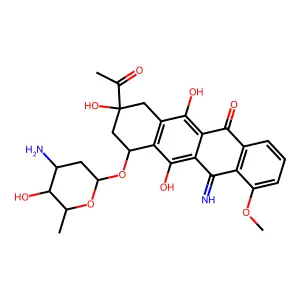 5-Iminodaunorubicin structure