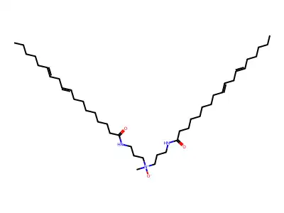 9,12-Octadecadienamide, N,N'-((methyloxidoimino)di-3,1-propanediyl)bis- structure