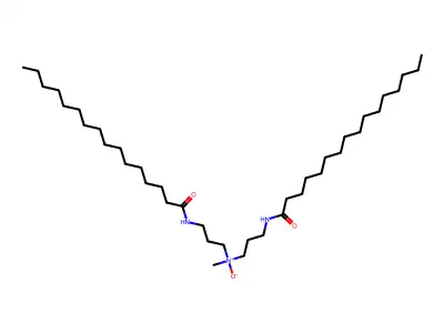 Hexadecanamide, N,N'-[(methyloxidoimino)di-3,1-propanediyl]bis- structure