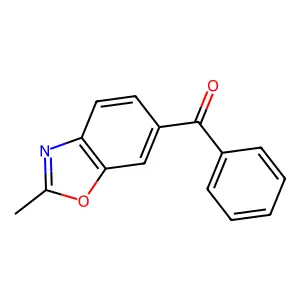 Methanone, (2-methyl-6-benzoxazolyl)phenyl- structure