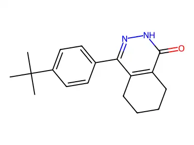 1(2H)-Phthalazinone, 4-[4-(1,1-dimethylethyl)phenyl]-5,6,7,8-tetrahydro- structure