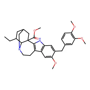Voacangine 13-(3,4-dimethoxybenzyl) structure
