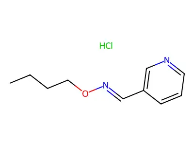 N-butoxy-1-pyridin-3-ylmethanimine;hydrochloride structure