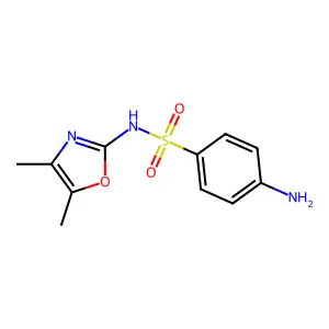 磺胺恶唑 structure