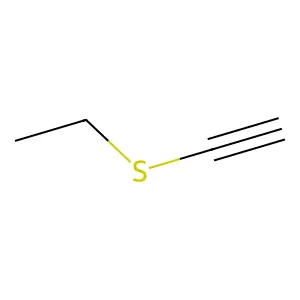 Ethyne, (ethylthio)- structure