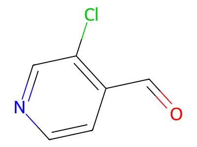 3-Chloro-4-pyridinecarboxaldehyde structure